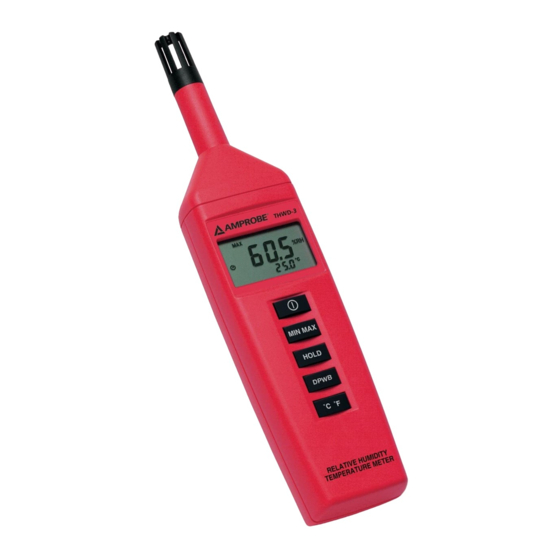 Amprobe THWD-3 Mode D'emploi