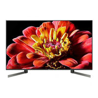 Sony Bravia KD-49XG90 Séries Guide De Référence