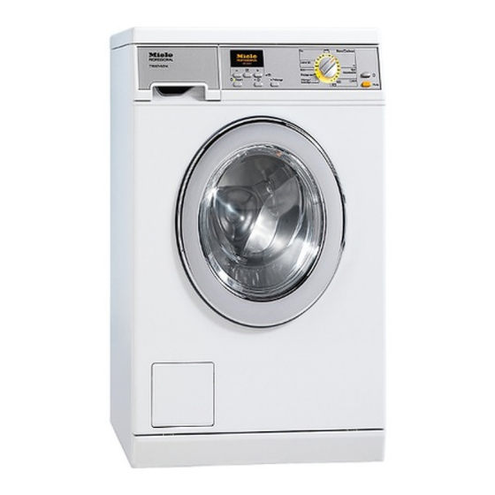 Miele Professional PW 5062 TRIATHLON Notice D'utilisation Et D'installation