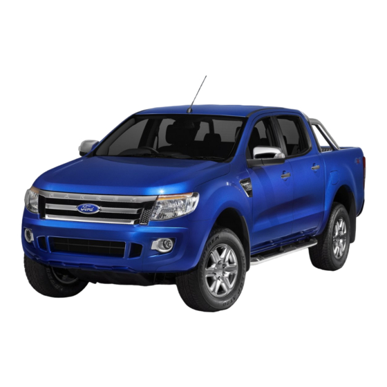 Ford RANGER 2012 Manuel Du Conducteur