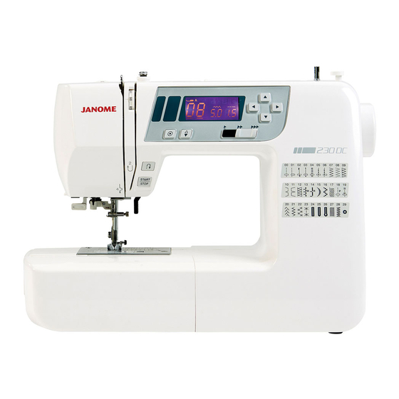 Janome 230DC Manuels