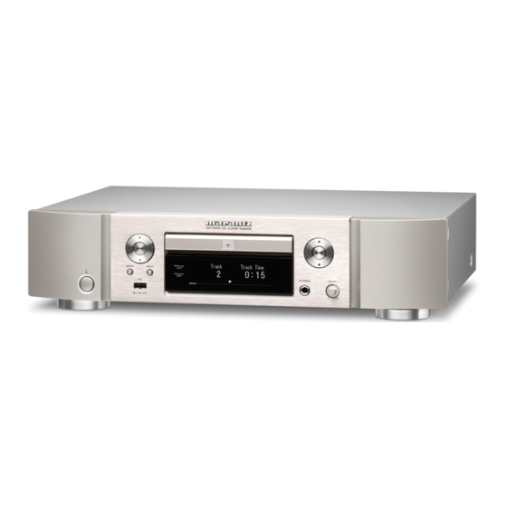 Marantz ND8006 Guide De Démarrage Rapide