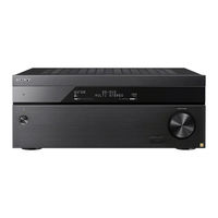 Sony STR-ZA1100ES Guide D'installation