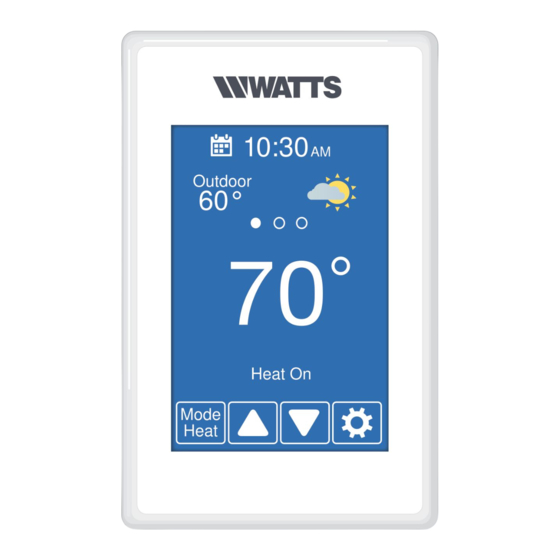 Watts W561 Manuel D'installation, D'entretien Et D'utilisation