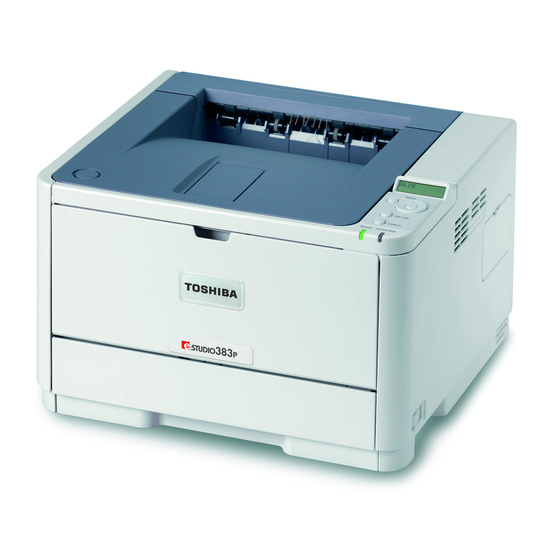 Toshiba e-STUDIO383P Manuels