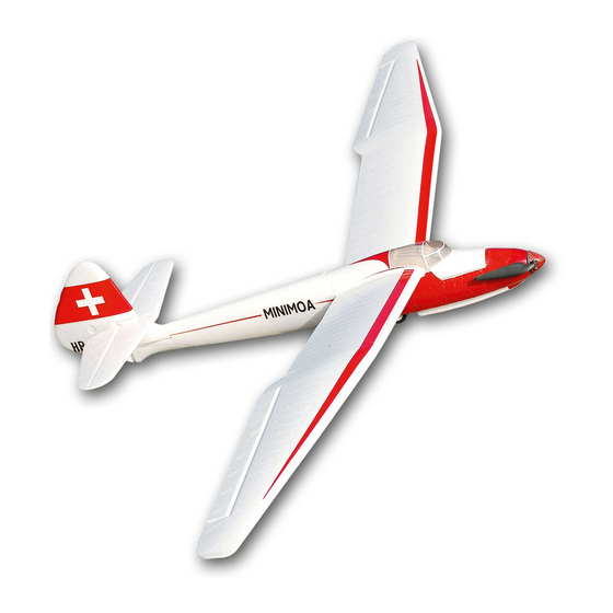 Carson MINIMOA CARSON R/C MOTORGLIDER Manuels