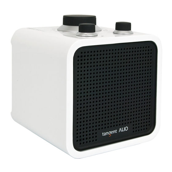 Tangent Audio Alio Junior Manuel D'utilisation