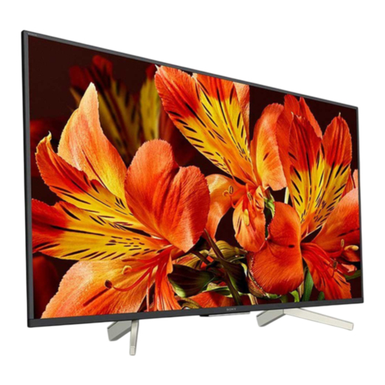 Sony BRAVIA FW-49BZ35F Guide D'installation