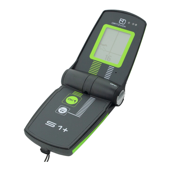 Ortovox S1+ Mode D'emploi
