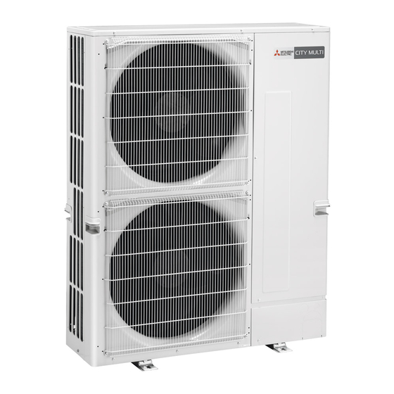 Mitsubishi Electric City Multi Serie Mode D'emploi