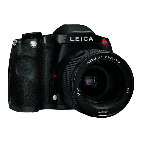Leica S2 Notice D'utilisation