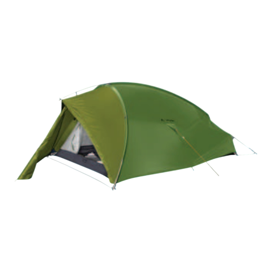 Vaude TAURUS 2P Manuel D'utilisation