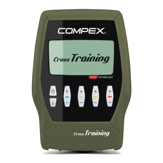 Compex CrossTraining Manuels