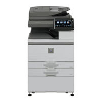 Sharp MX-M754N Manuel Utilisateur