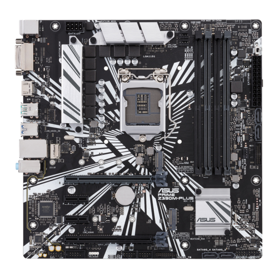 Asus PRIME Z390M-PLUS Manuel D'instructions