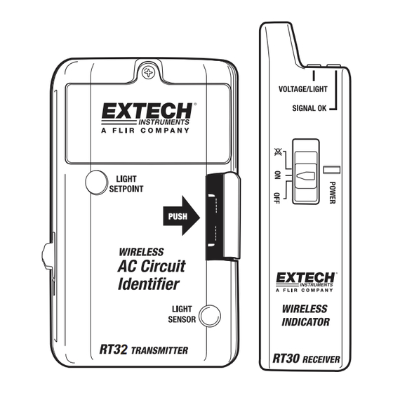 Extech Instruments RT32 Mode D'emploi