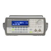 Agilent 33210A Guide D'utilisation