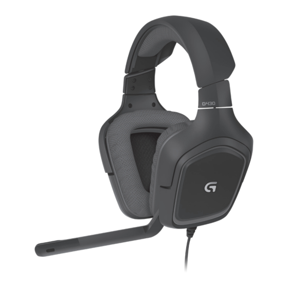 Logitech G430 Guide D'installation