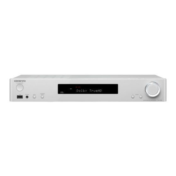 Onkyo TX-L50 Manuel D'instructions