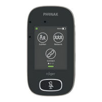 Phonak Roger Touchscreen Mic Mode D'emploi