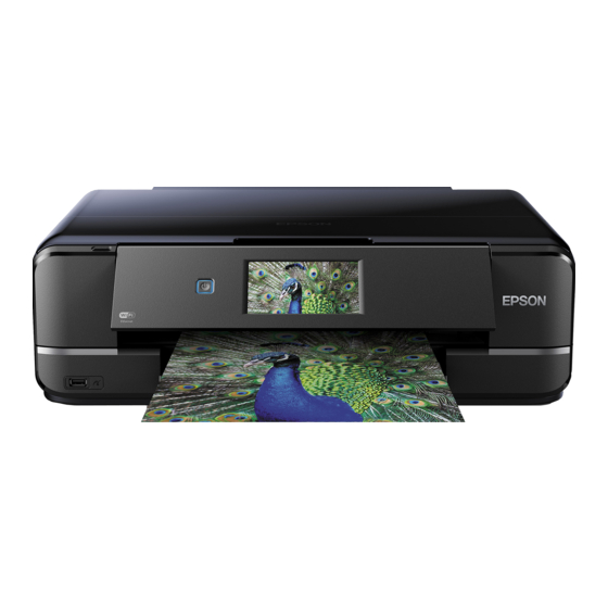 Epson XP-960 Guide Rapide