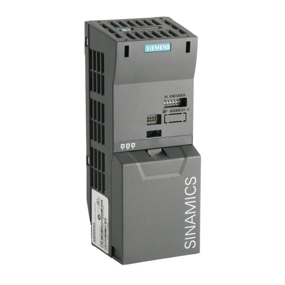 Siemens CU240S Instructions De Service