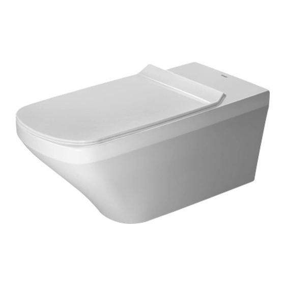 DURAVIT Rimless 2559090000 Notice De Montage