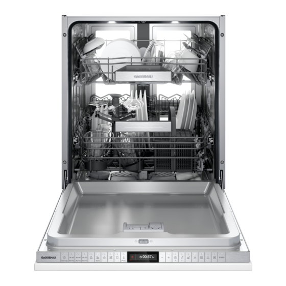 Gaggenau DF480101F Manuel D'utilisation