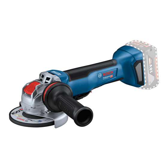 Bosch GWX 18V-10 P Professional Notice Originale