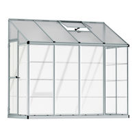Palram CANOPIA LEAN TO 8x4/1.2x2.4 Instructions De Montage