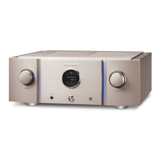 Marantz PM-10 Manuel De L'utilisateur