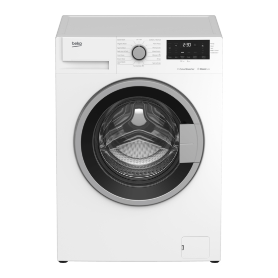 Beko BWM7200X Guide Du Propriétaire Et Instructions D'installation