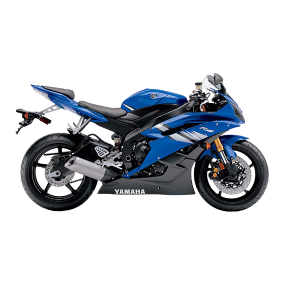 Yamaha YZF-R6 Manuel Du Propriétaire