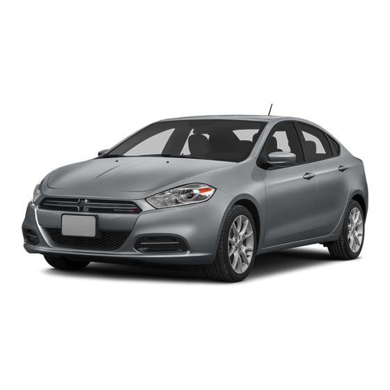 Dodge Dart 2014 Guide De L'automobiliste