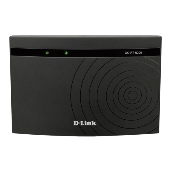 D-Link GO-RT-N300 Guide D'installation