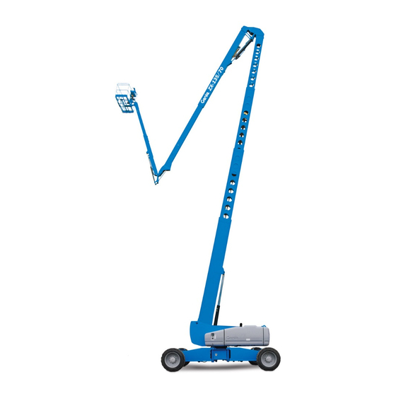 Terex Genie ZX-135/70 Manuel De L'opérateur