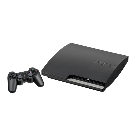 Sony PS3 Manuel D'entretien Et De Support Technique