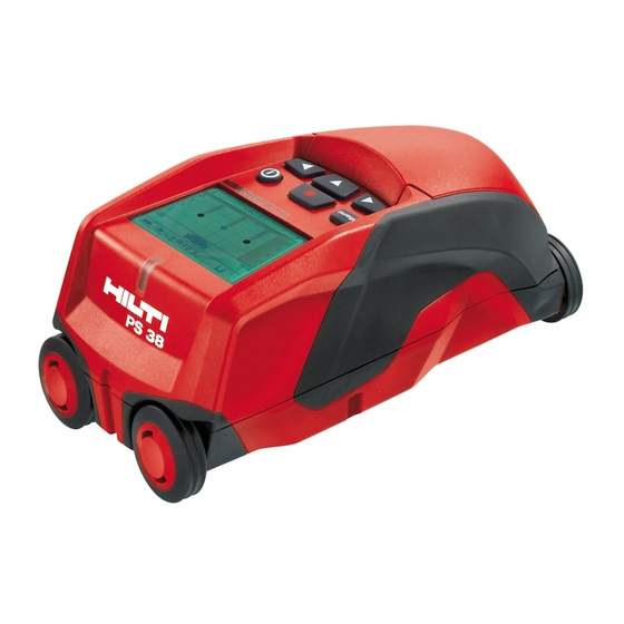 Hilti PS 38 Mode D'emploi