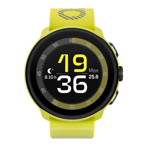Suunto RUN Guide D'utilisation