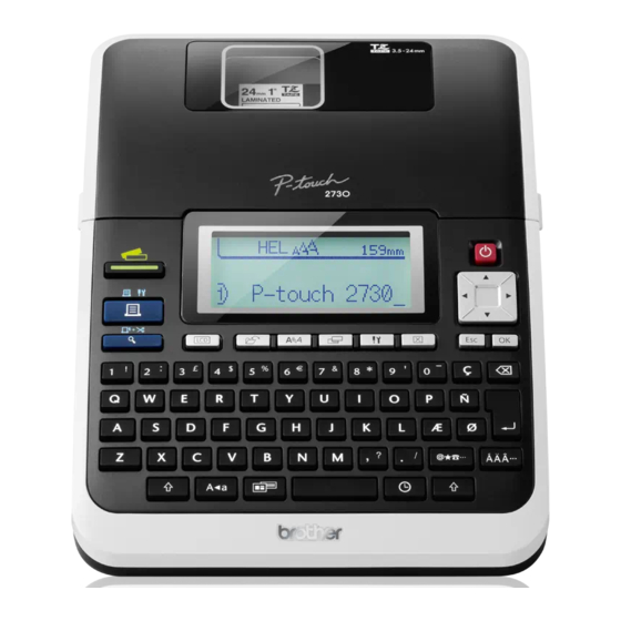 Brother P-Touch PT-2730 Guide De L'utilisateur