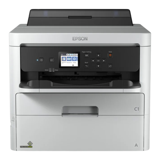 Epson WF-C529R Point De Départ