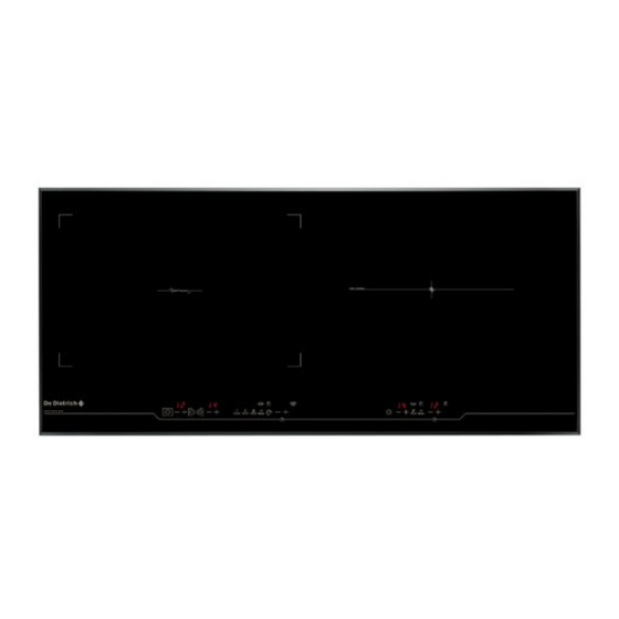 De Dietrich DTI1089V Guide D'installation Et D'utilisation