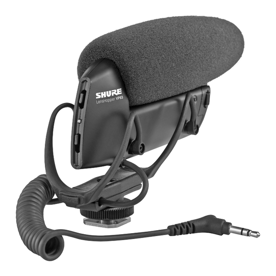 Shure LensHopper VP83 Guide De L'utilisateur