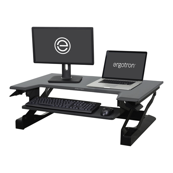 Ergotron Workfit T Manuels