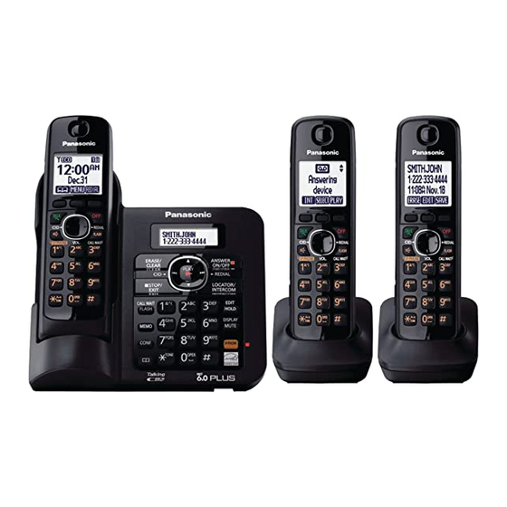 Panasonic KX-TG6642C Manuel D'utilisation