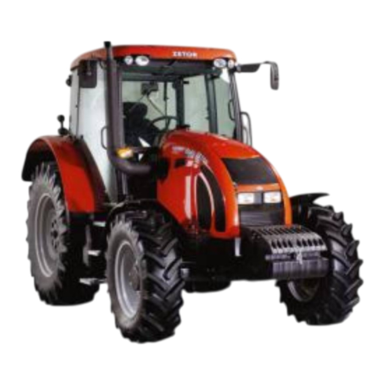 Zetor Forterra 95 Guide D'utilisation Et D'entretien