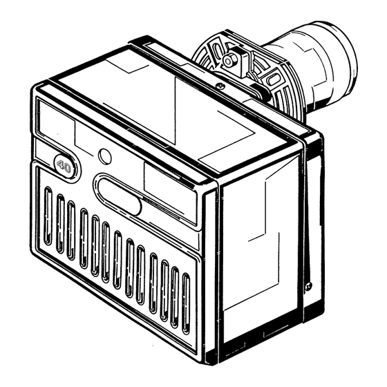 Riello 40 G3 Instructions Pour Installation, Utilisation Et Entretien