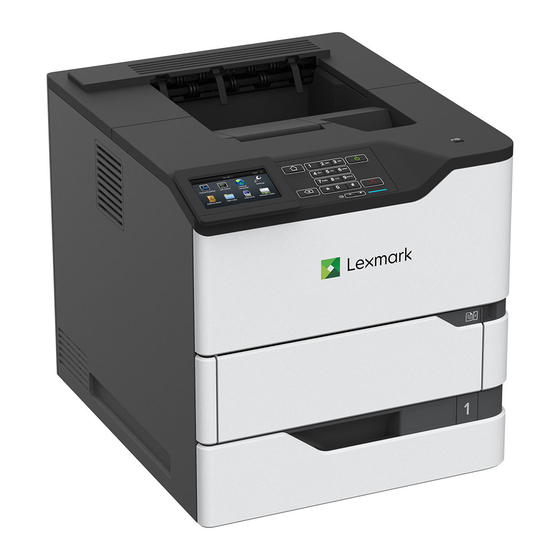 Lexmark B2865 Manuel De L'utilisateur