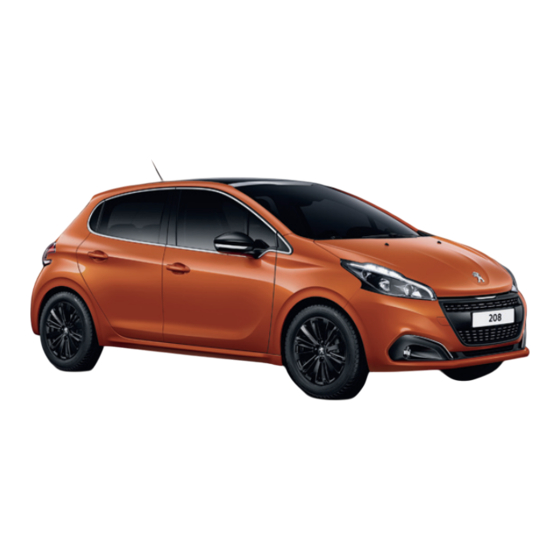 PEUGEOT 208 2015 Guide D'utilisation