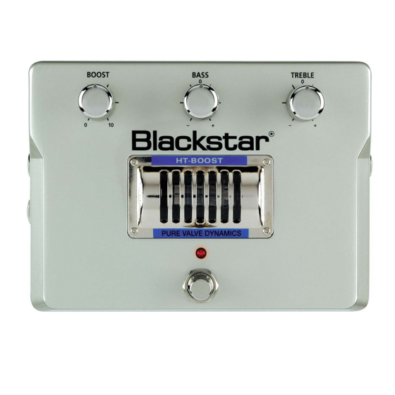 Blackstar Amplification HT-BOOST Manuel De L'utilisateur